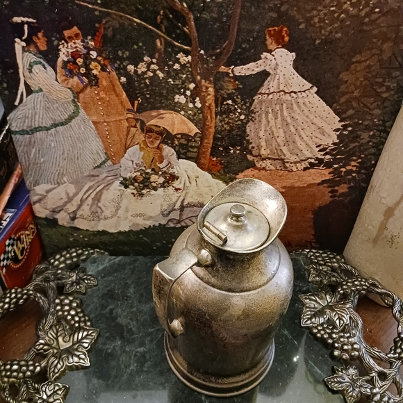 🇺🇲Antique Server Grand Silver Co.Wear Brite Nickel Silver Pitcher,Gift!🛍 - Picture 4 of 16